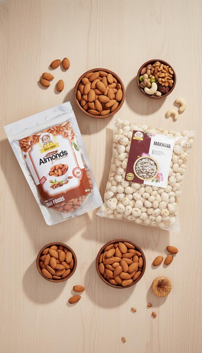 Combo Almond + Makhana — angle