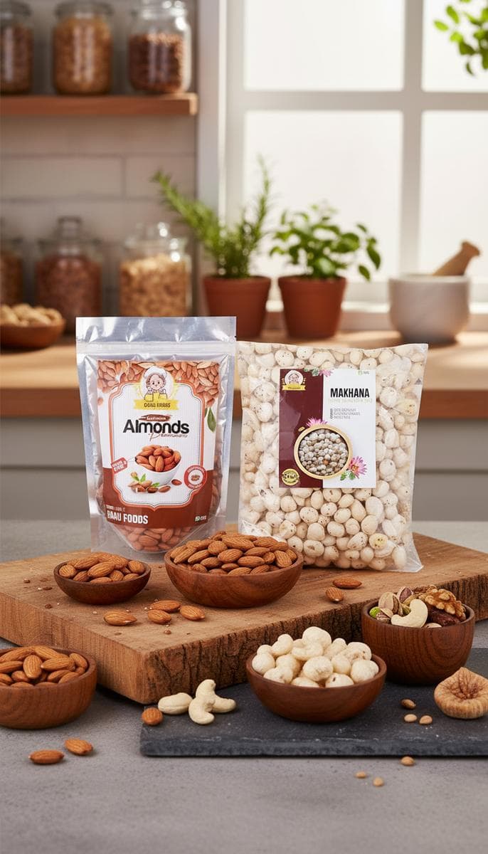 Combo Almond + Makhana — lifestyle