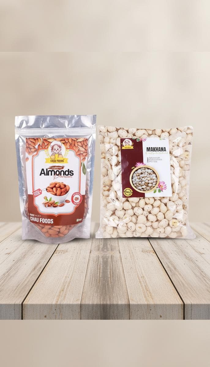 Best dry fruits for pregnancy - buy premium almonds cashews makhana online at Chau Foods