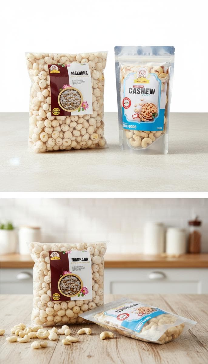 Combo Makhana + Cashew — angle