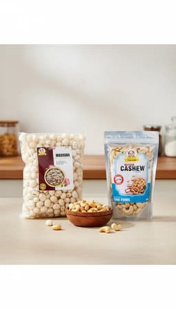 Combo Makhana + Cashew
