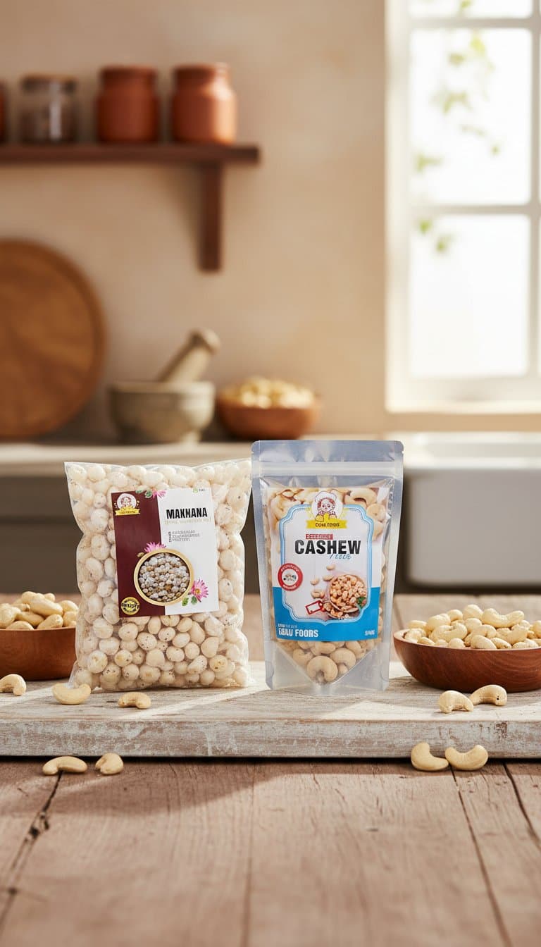 Combo Makhana + Cashew