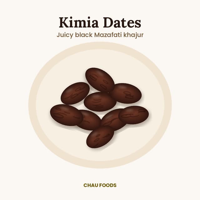 Kimia Dates (Mazafati Black Dates)