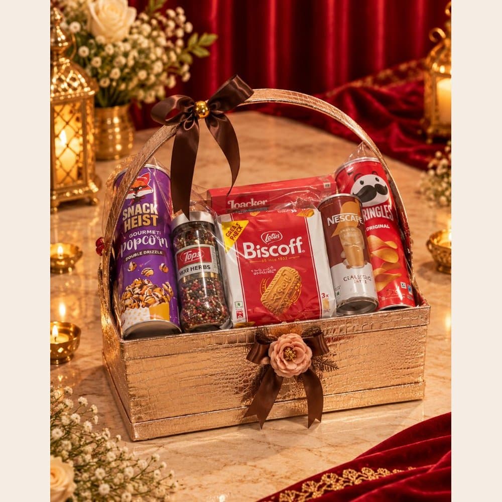 Diwali Snack Hamper - Crocodile Basket