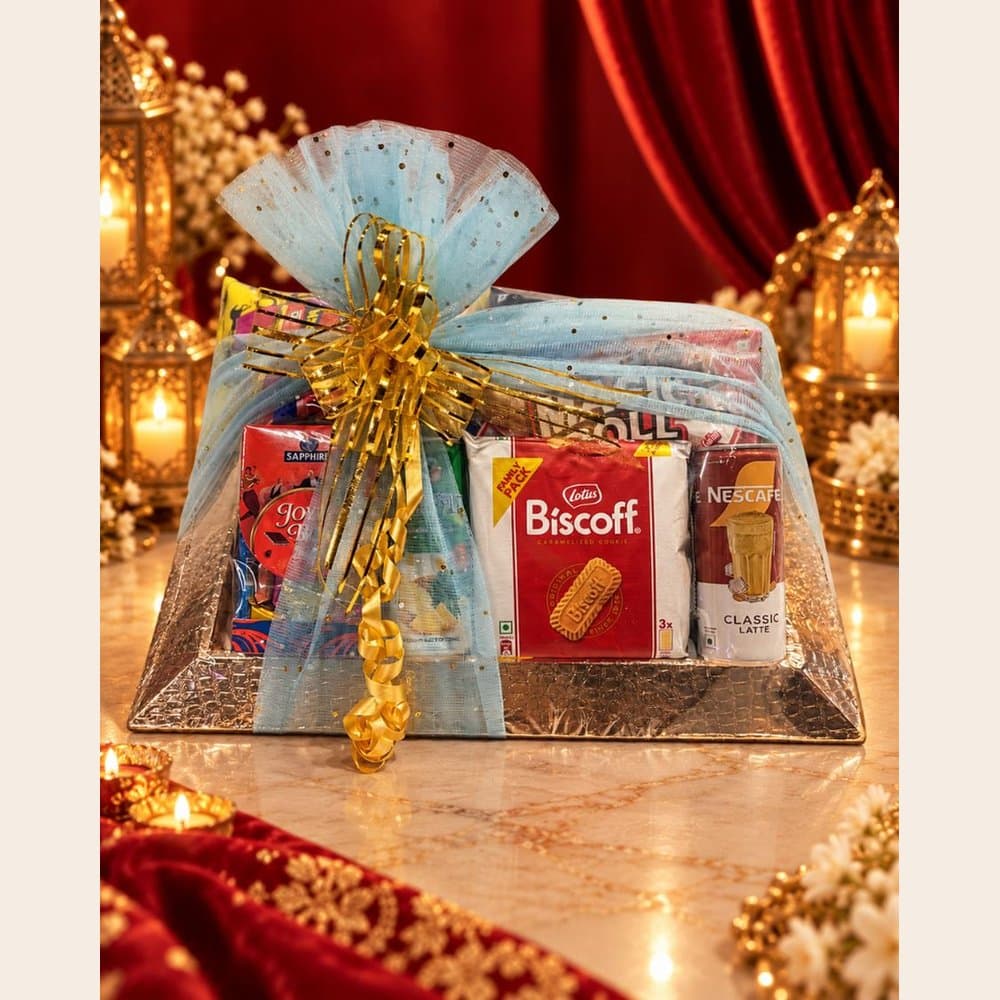 Diwali Snack Hamper - Festive Tray (14 x 18 in)