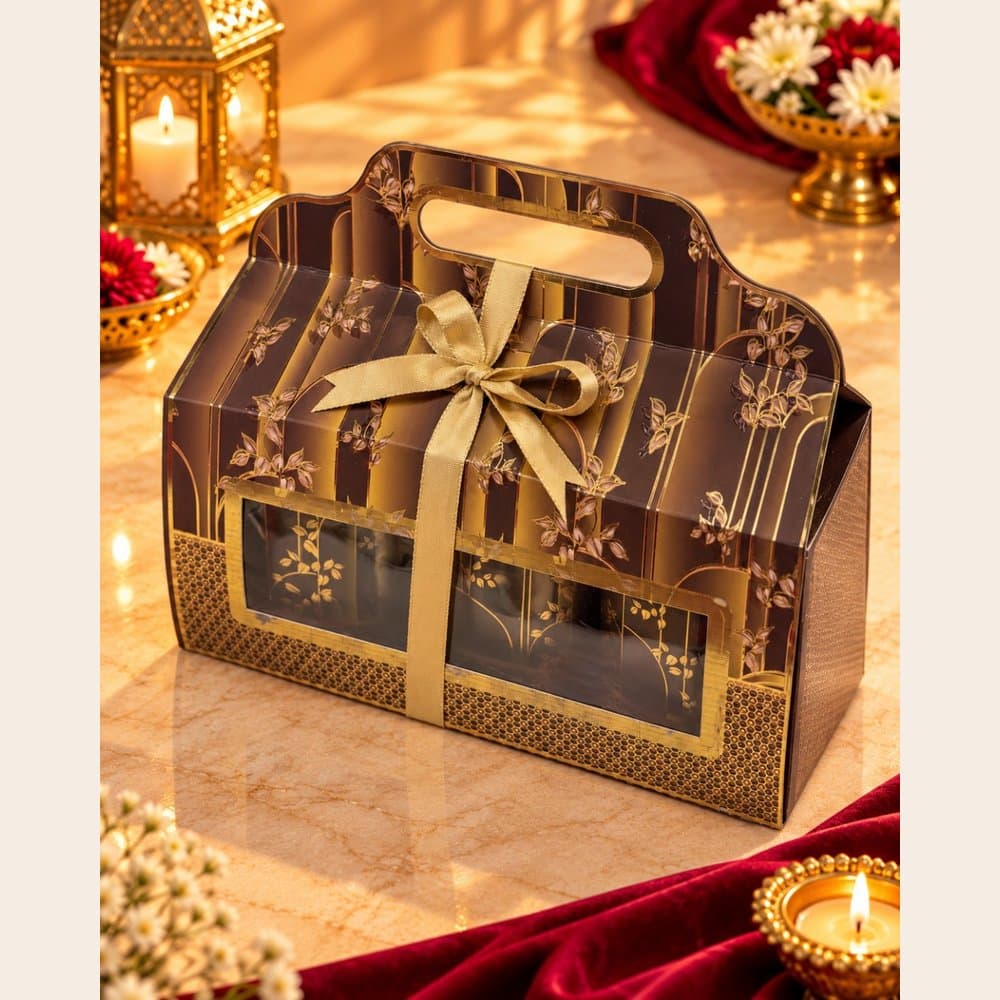 Dry Fruit Hamper - Carry Box (3 Tins)