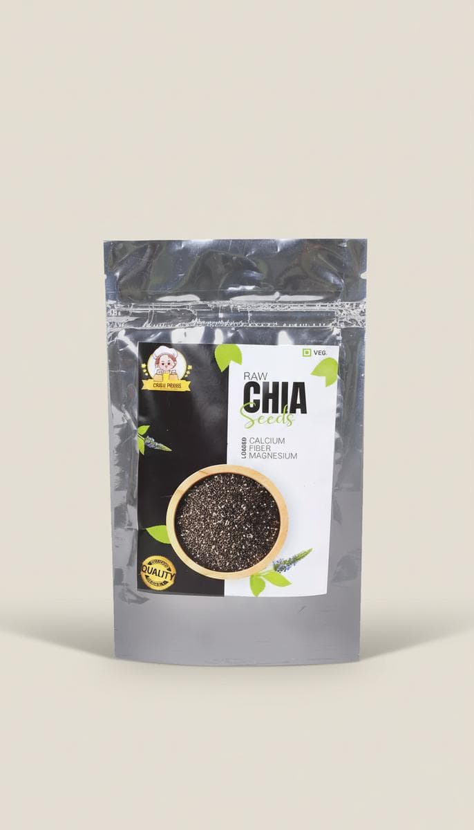 Raw Chia Seeds — angle