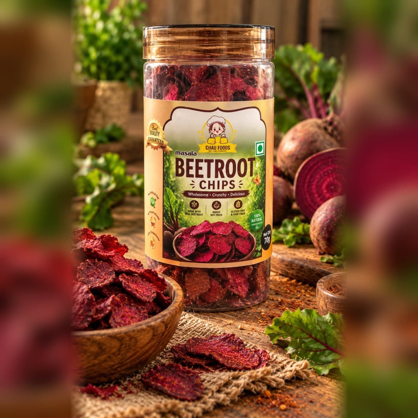 Masala Beetroot Chips