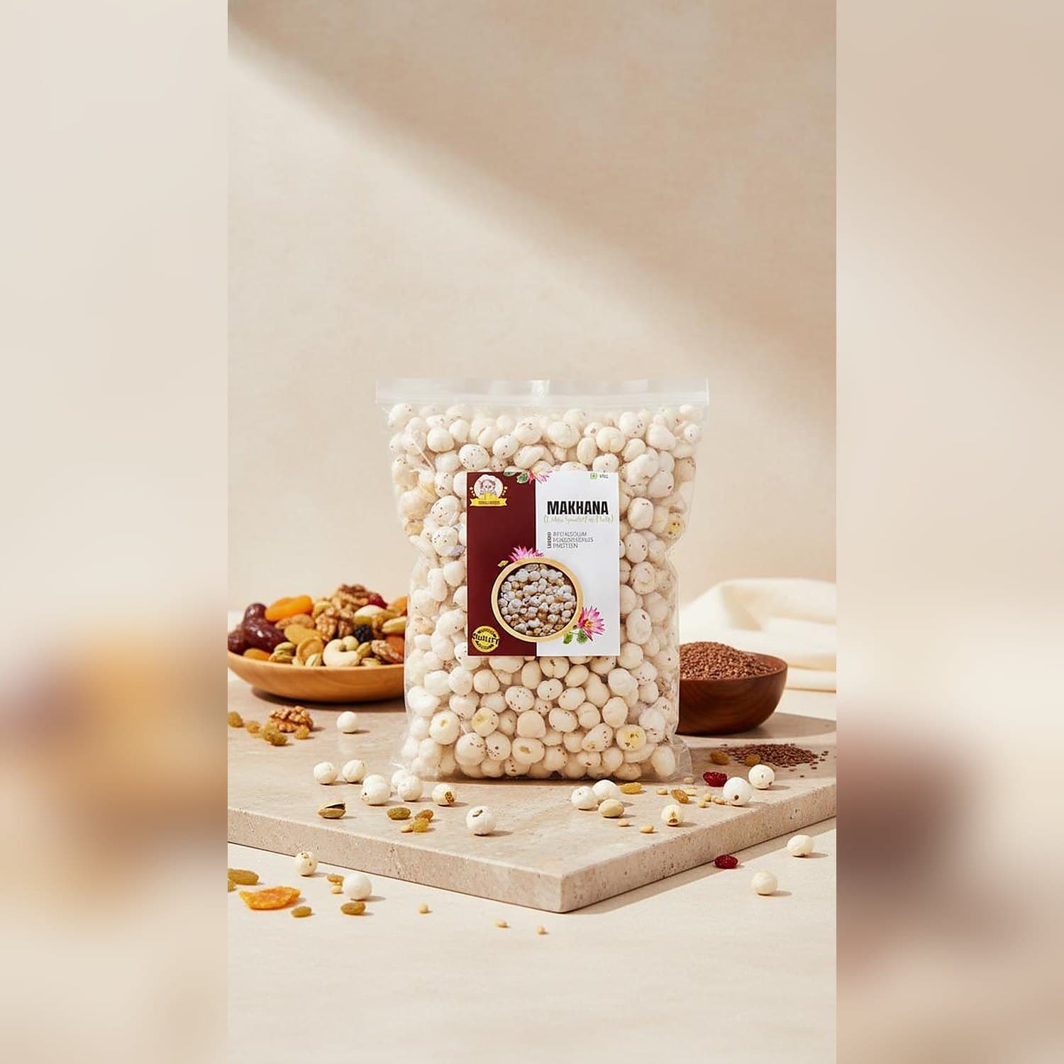 Makhana (Fox Nuts) - best dry fruits for weight loss
