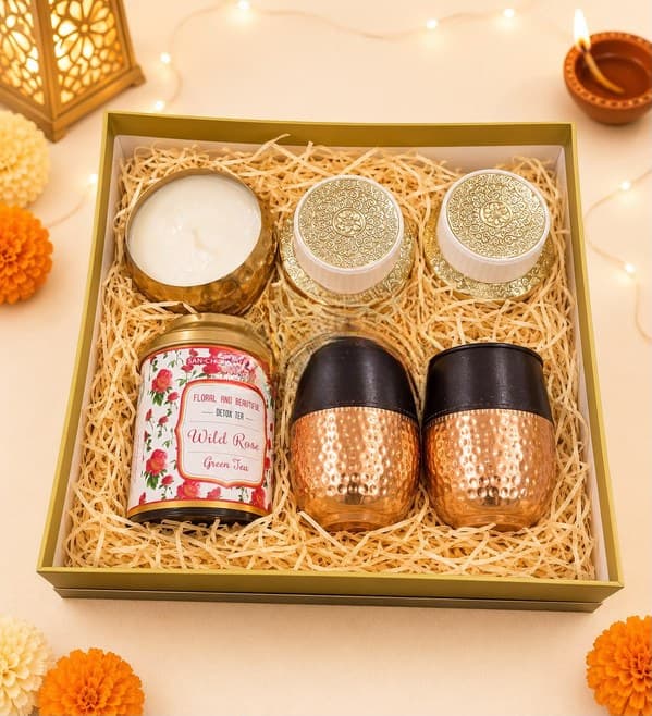 Copper Glow Box gift hamper - Chau Foods