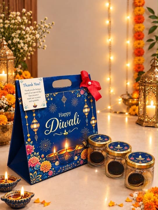 Diwali Trio Bag gift hamper - Chau Foods