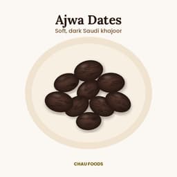 Ajwa Dates (Saudi Ajwa Khajoor)