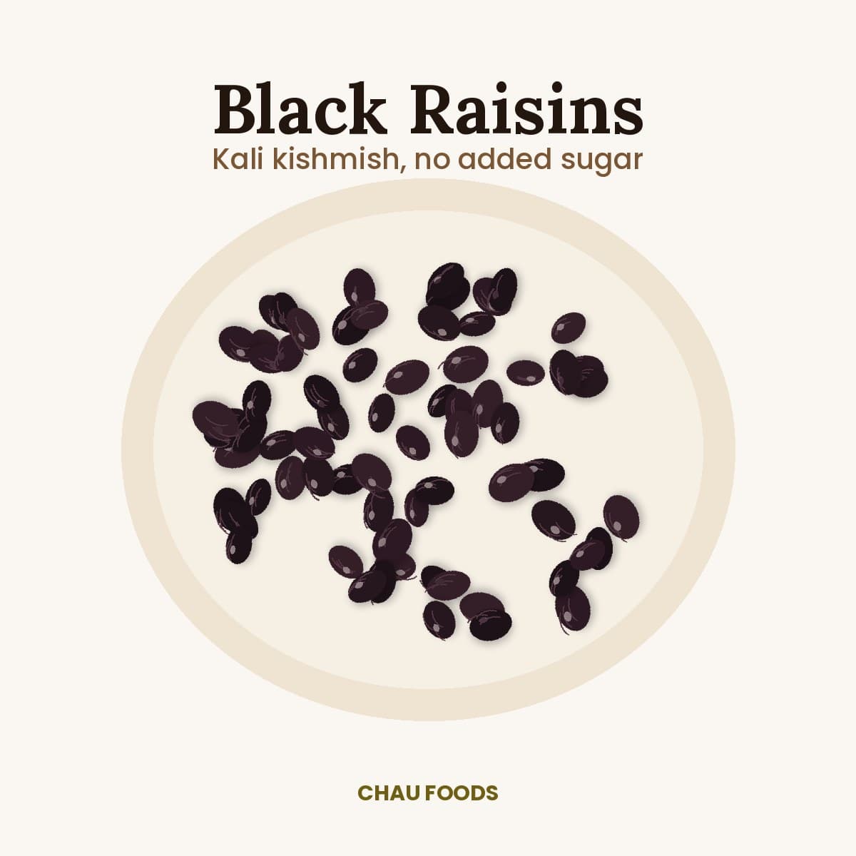 Black Raisins (Kali Kishmish)