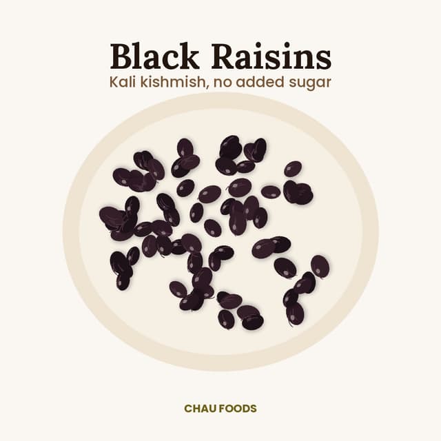 Black Raisins (Kali Kishmish)