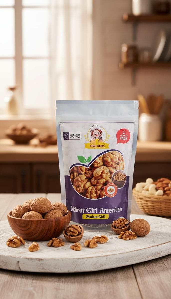 Walnut kernels (akhrot giri) from Chau Foods β omega-3 rich brain food