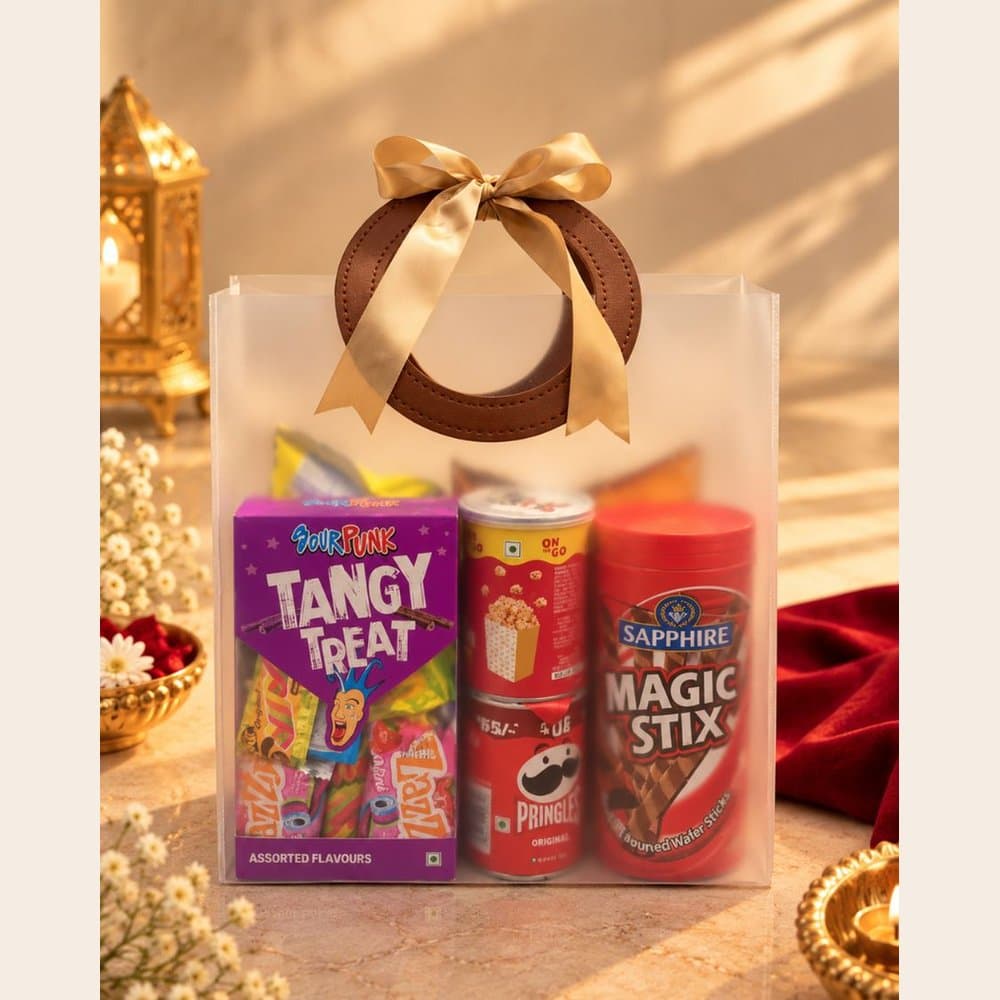 Diwali Snack Hamper - PVC Gift Bag