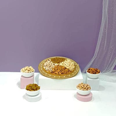 Corporate dry fruits gift boxes with company branding, arranged for bulk distribution