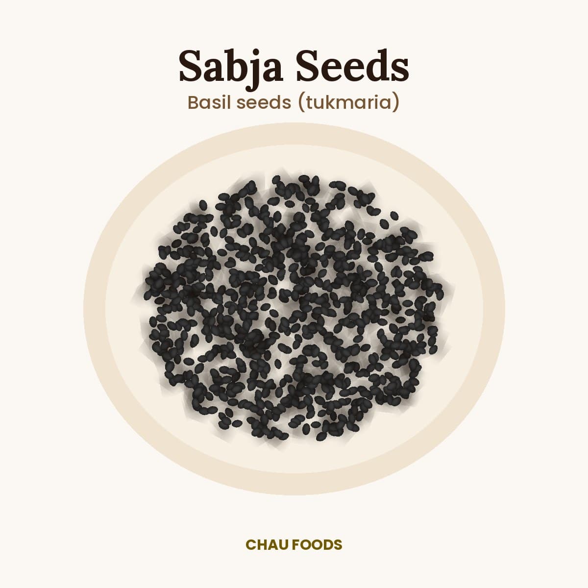 Chau Foods sabja seeds