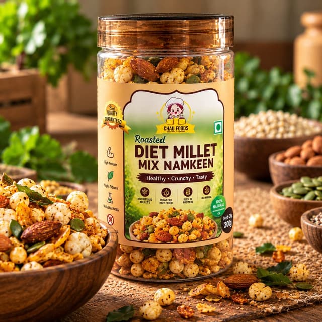 Roasted Diet Millet Mix Namkeen