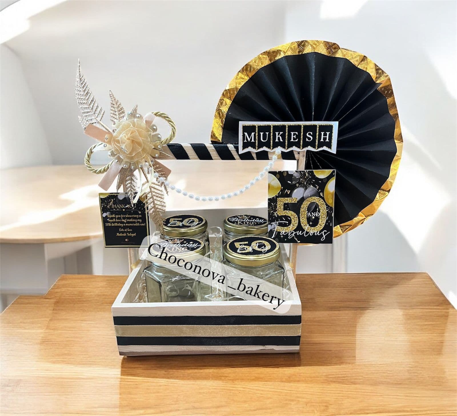 Golden Birthday gift hamper - Chau Foods