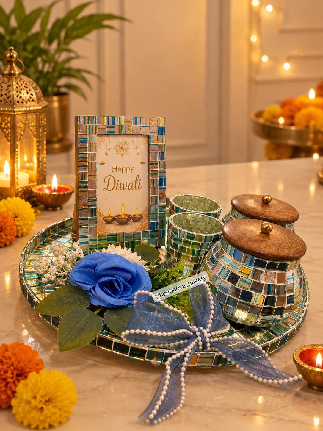 Blueish Platter gift hamper - Chau Foods
